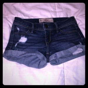 Hollister Midi Short Jean Shorts (w-23)